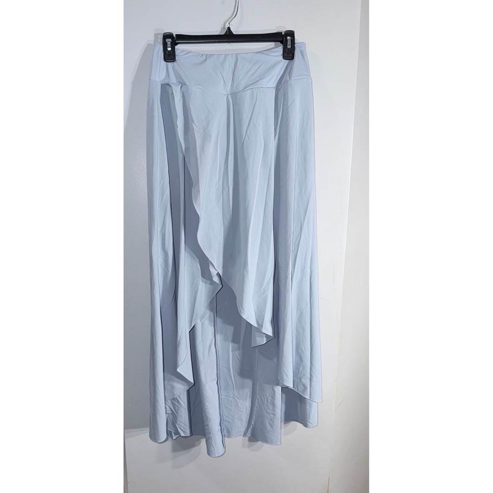 Halara Breezeful high waisted flowy maxi skirt ballad blue size medium